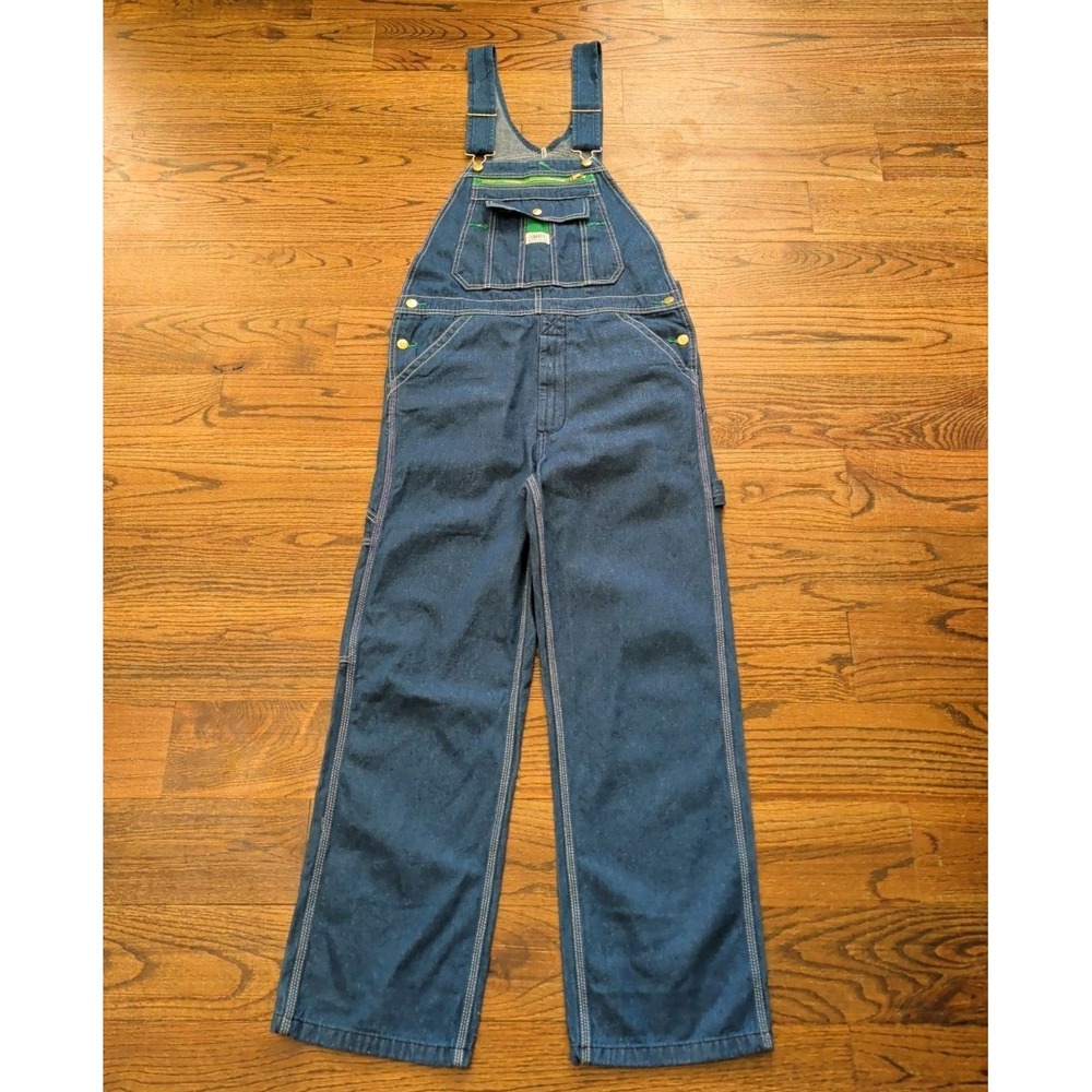 NWT Liberty Bib Overalls Sz 32x30 Blue Farm Ranch Construction Work Wear Utility
